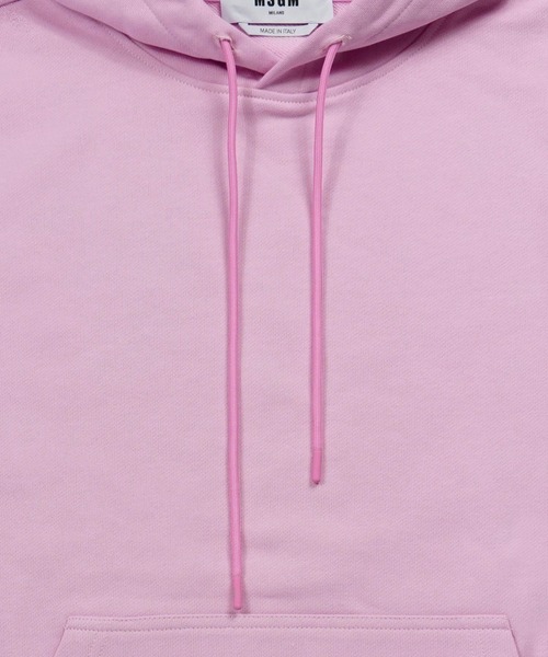 MSGM（エムエスジーエム）の「【NEW】MSGMフードロゴパーカー（パーカー・メンズ・ピンク/オリーブ・S/M/L）」の5枚目の写真