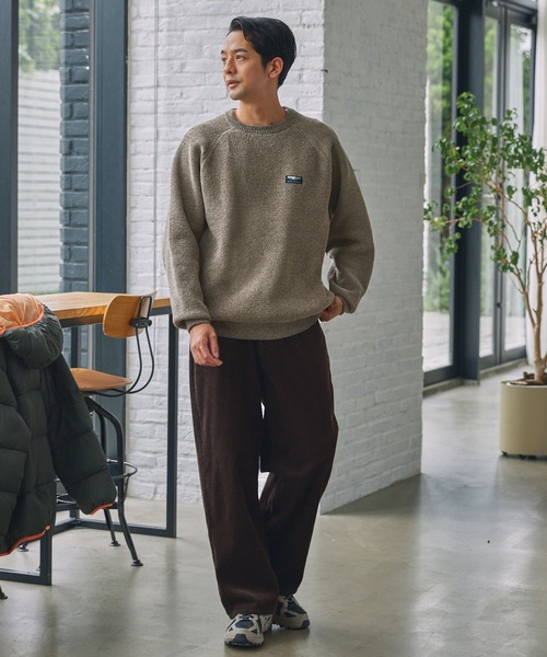 現行 美品✨クラネ アンゴラ混 クルーネック ニット ラグランスリーブ ふわふわ 美品✨】クラネ アンゴラ混 クルーネック ニット ラグランスリーブ