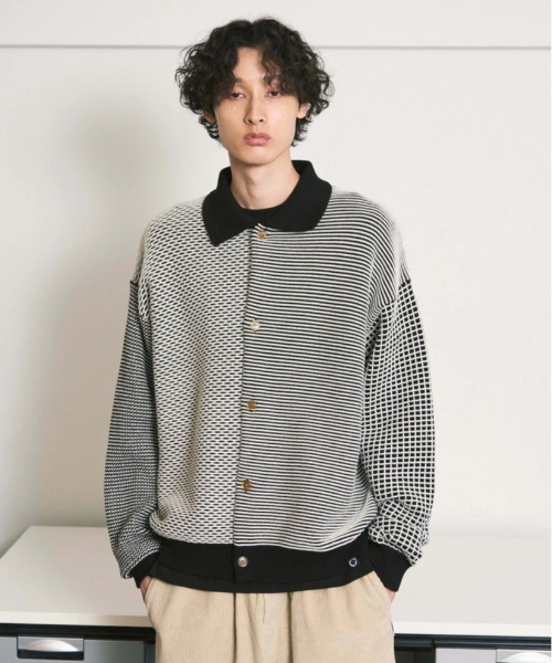 MULTI KNIT SHIRT JACKET（ニット/セーター）｜PHINGERIN