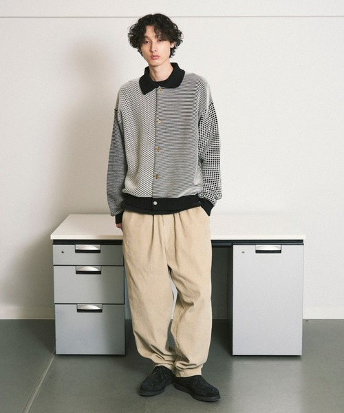 MULTI KNIT SHIRT JACKET（ニット/セーター）｜PHINGERIN