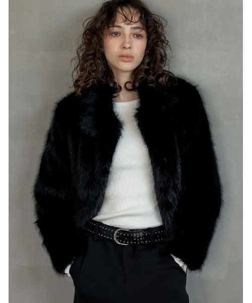 2025AW COLLECTION]フェイクファーステンカラーブルゾン（ブルゾン