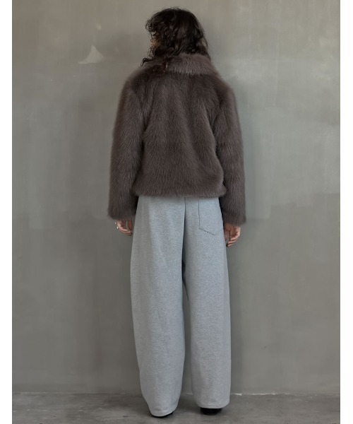 ステンカラーファーコート　0 セール】[2025AW COLLECTION]フォーファーステンカラーコート