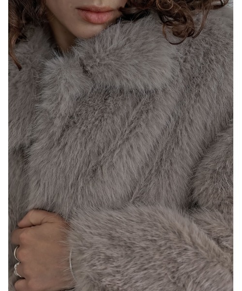 2025AW COLLECTION]フェイクファーステンカラーブルゾン（ブルゾン