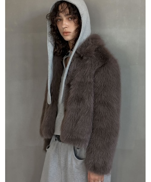 セール】[2025AW COLLECTION]フェイクファーステンカラーブルゾン