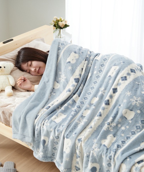 セール】リバーシブル2枚合わせ毛布 / 寝具 掛け布団（寝具）｜iellio