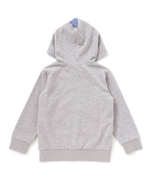 SLAP SLIP(スラップスリップ)の「ツンツン恐竜トサカフード付きフルジップパーカー(80~120cm)(パーカー・キッズ・グリーン/グレー・80cm/100cm/110cm/90cm/120cm)」の18枚目の写真