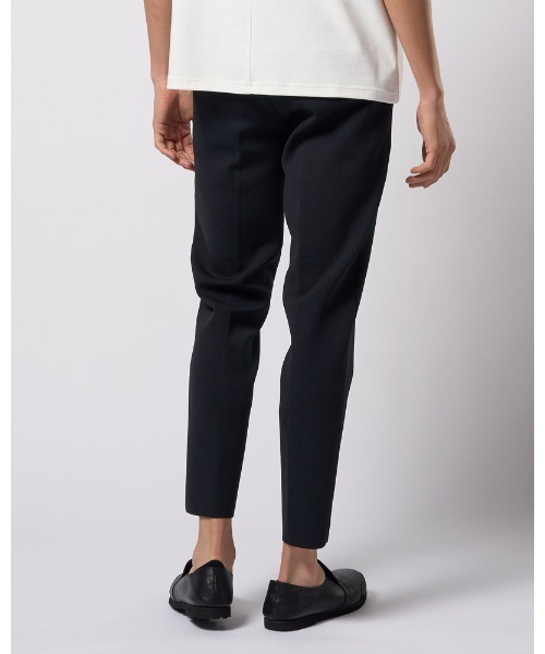 wjk(ダヴルジェイケイ)の「"function knit easy slacks (jacquard check)"(スラックス・メンズ・ネイビー/ブラック・SMALL/MEDIUM/LARGE/X-LARGE)」の5枚目の写真