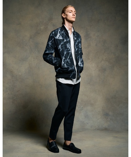 wjk(ダヴルジェイケイ)の「"function knit easy slacks (jacquard check)"(スラックス・メンズ・ネイビー/ブラック・SMALL/MEDIUM/LARGE/X-LARGE)」の10枚目の写真