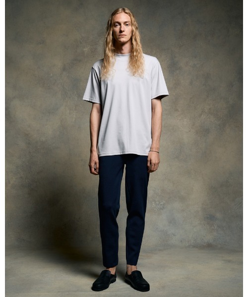 wjk(ダヴルジェイケイ)の「"function knit easy slacks (jacquard check)"(スラックス・メンズ・ネイビー/ブラック・SMALL/MEDIUM/LARGE/X-LARGE)」の11枚目の写真