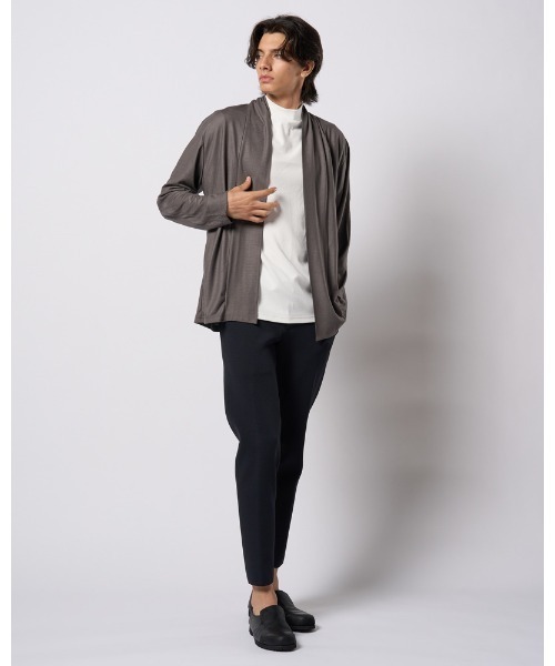 wjk(ダヴルジェイケイ)の「"function knit easy slacks (jacquard check)"(スラックス・メンズ・ネイビー/ブラック・SMALL/MEDIUM/LARGE/X-LARGE)」の14枚目の写真