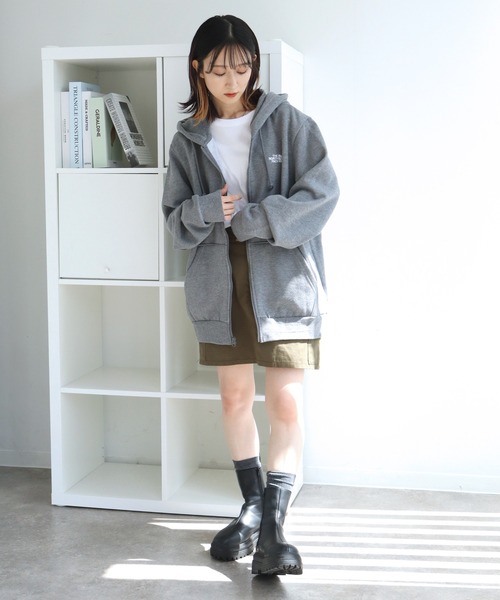 THE NORTH FACE（ザノースフェイス）の「【THE NORTH FACE/ザノースフェイス】 Evolution Simple Dome Full Zip Hoodie / ジップアップ パーカー(刺繍ロゴ)（パーカー・メンズ・ブラック/グレー/オフホワイト・M/L/XL）」の22枚目の写真