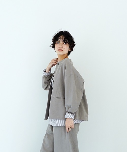 セール】モノローグジャケット（ノーカラージャケット）｜オローネ