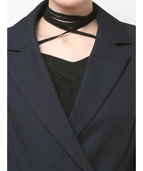 RESEXXY（リゼクシー）の「テーラードミディジャケット（テーラードジャケット・レディース・ネイビー/ブラウン/ピンク・FREE）」の10枚目の写真