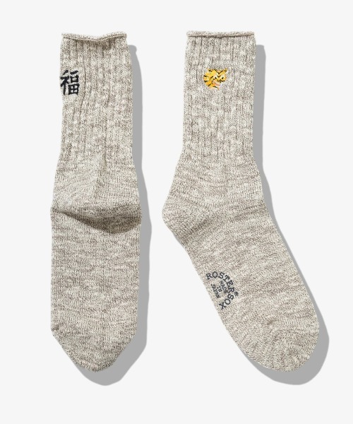ROSTER SOX(ロスターソックス)の「ROSTER SOX/ロスターソックス B TIGER(ソックス/靴下・メンズ・ベージュ/ブラック・MEDIUM/LARGE)」の2枚目の写真