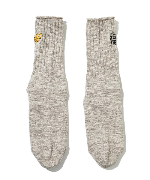 ROSTER SOX(ロスターソックス)の「ROSTER SOX/ロスターソックス B TIGER(ソックス/靴下・メンズ・ベージュ/ブラック・MEDIUM/LARGE)」の7枚目の写真