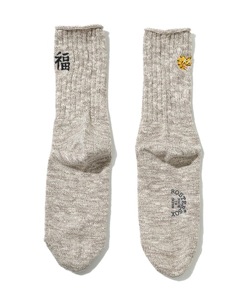 ROSTER SOX(ロスターソックス)の「ROSTER SOX/ロスターソックス B TIGER(ソックス/靴下・メンズ・ベージュ/ブラック・MEDIUM/LARGE)」の8枚目の写真