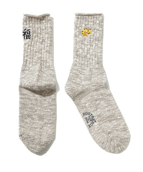 ROSTER SOX(ロスターソックス)の「ROSTER SOX/ロスターソックス B TIGER(ソックス/靴下・メンズ・ベージュ/ブラック・MEDIUM/LARGE)」の9枚目の写真