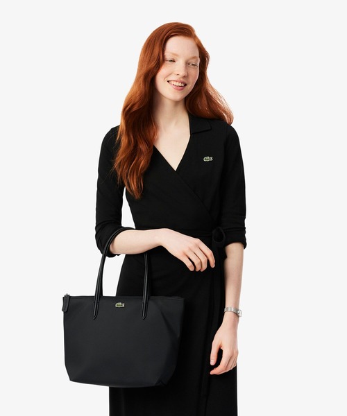 LACOSTE(ラコステ)の「L.12.12 CONCEPT スモールサイズトートバッグ(トートバッグ・レディース・サンドベージュ/ダークネイビー/ブラック/ベージュ・FREE)」の13枚目の写真