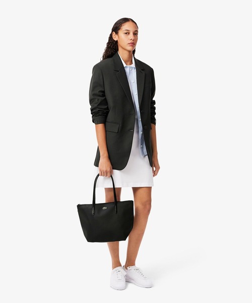 LACOSTE(ラコステ)の「L.12.12 CONCEPT スモールサイズトートバッグ(トートバッグ・レディース・サンドベージュ/ダークネイビー/ブラック/ベージュ・FREE)」の14枚目の写真
