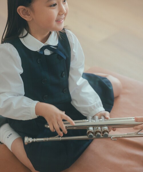 green label relaxing(グリーンレーベルリラクシング)の「マルエリ リボン ブラウス / キッズ 110cm-130cm(シャツ/ブラウス・キッズ・オフホワイト・130cm/120cm/110cm)」の16枚目の写真