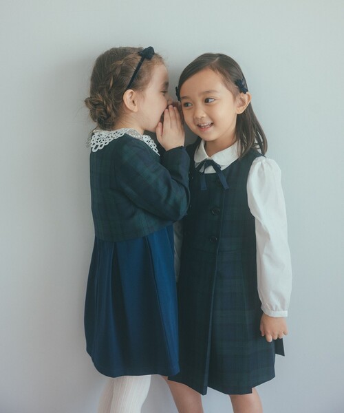 green label relaxing(グリーンレーベルリラクシング)の「マルエリ リボン ブラウス / キッズ 110cm-130cm(シャツ/ブラウス・キッズ・オフホワイト・130cm/120cm/110cm)」の15枚目の写真