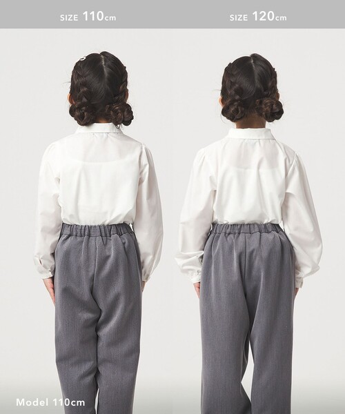 green label relaxing(グリーンレーベルリラクシング)の「マルエリ リボン ブラウス / キッズ 110cm-130cm(シャツ/ブラウス・キッズ・オフホワイト・130cm/120cm/110cm)」の10枚目の写真