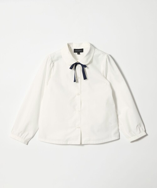 green label relaxing(グリーンレーベルリラクシング)の「マルエリ リボン ブラウス / キッズ 110cm-130cm(シャツ/ブラウス・キッズ・オフホワイト・130cm/120cm/110cm)」の9枚目の写真