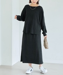 ニットライクドルマンセットアップスカート