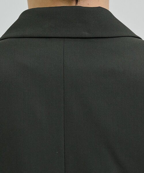 UNITED TOKYO(ユナイテッドトウキョウ)の「TECHNO WOOL リラックスジャケット(テーラードジャケット・メンズ・ダークグレー/ブラック/オリーブ・1/2)」の9枚目の写真