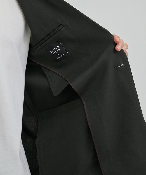 ✨未使用品　高級ライン✨ UNITED ARROWS TOKYO テーラード セール】TECHNO WOOL リラックスジャケット（テーラードジャケット