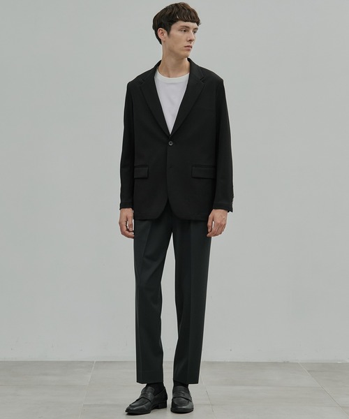 UNITED TOKYO テーラードジャケット ブラック UNITED TOKYO ジャケット テーラードジャケット バックベルト