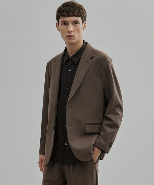 UNITED TOKYO ユナイテッドトウキョウ テーラードジャケット ブラウン アウトラスト ベーシック ジャケット | セットアップ可｜体温