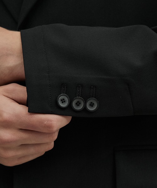 UNITED TOKYO（ユナイテッドトウキョウ）の「アウトラスト ベーシック ジャケット | セットアップ可/体温調節機能/オフィスカジュアル/冬服/通勤/オケージョン/オールシーズン（テーラードジャケット・メンズ・ブラック/ライトブラウン/グリーン/ブラウン/ネイビー/ダークグレー・1/2/3/4）」の20枚目の写真