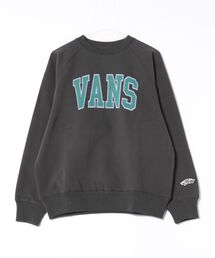 VANS | VANS ヴァンズ M LOGO Crew Neck Sweat スウェットクルー 125K1041400 BLACK(スウェット)