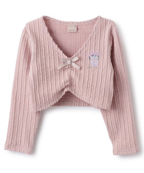 petit main（プティマイン）の「【バレエ】ジャガードトップス（ニット/セーター・キッズ・チャコール/ライトブルー/アイボリー/ライトピンク・100cm/110cm/120cm/130cm）」の4枚目の写真