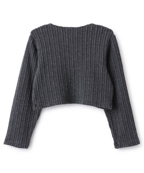 petit main（プティマイン）の「【バレエ】ジャガードトップス（ニット/セーター・キッズ・チャコール/ライトブルー/アイボリー/ライトピンク・100cm/110cm/120cm/130cm）」の6枚目の写真