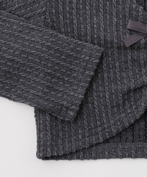 petit main（プティマイン）の「【バレエ】ジャガードトップス（ニット/セーター・キッズ・チャコール/ライトブルー/アイボリー/ライトピンク・100cm/110cm/120cm/130cm）」の10枚目の写真