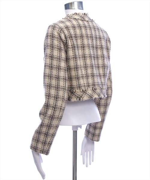 セール】ツイードジャケット(セット可)[大人 フェミニン 上品]≪AW新作