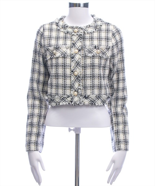 セール】ツイードジャケット(セット可)[大人 フェミニン 上品]≪AW新作