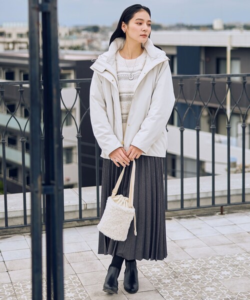 撥水フーデットダウンコート（ダウンジャケット/コート）｜ANY（エニィ