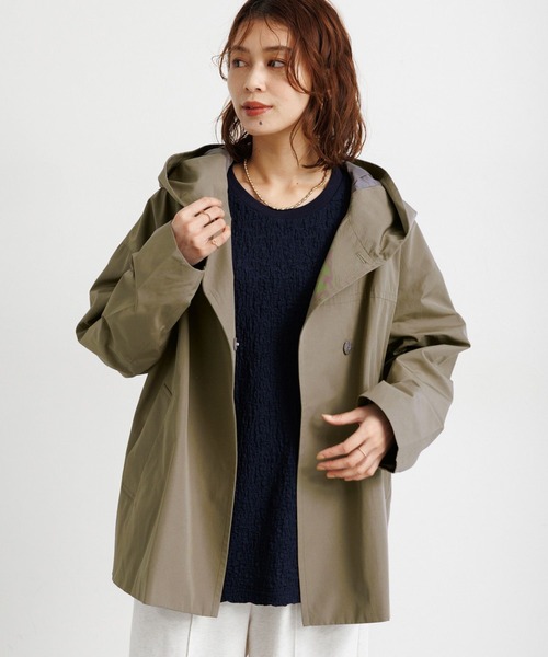 studio CLIP（スタディオクリップ）の「ウェザーフーディーブルゾン（ブルゾン・レディース・アイボリー/カーキ/ブラック・FREE）」の17枚目の写真