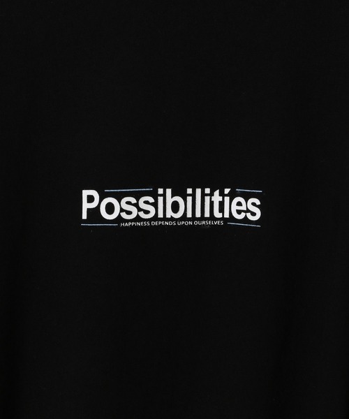 AMERICAN RAG CIE（アメリカンラグシー）の「【AMERICAN RAG CIE】Possibilities LST（ユニセックス）（その他トップス・メンズ・ブラック/ホワイト・LARGE/MEDIUM）」の3枚目の写真