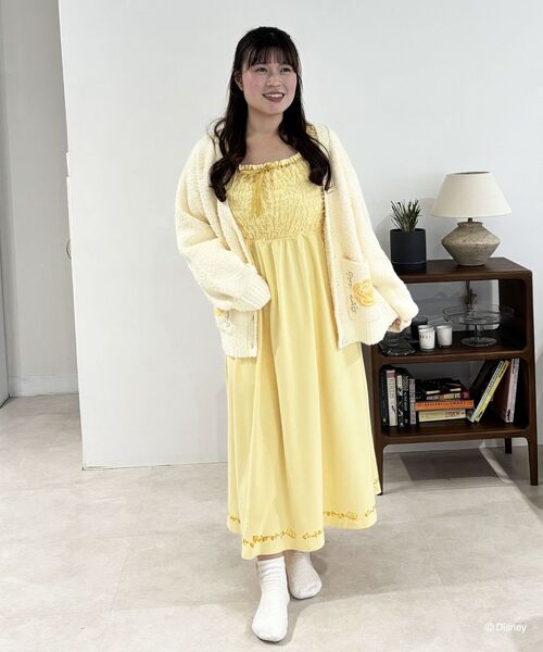 Disney(ディズニー)の「Disney princess/ニットカーディガン(ルームウェア/パジャマ・レディース・ラベンダー/ライトブルー/ライトイエロー・FREE)」の13枚目の写真