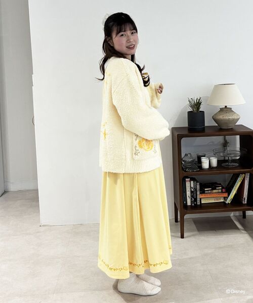 Disney(ディズニー)の「Disney princess/ニットカーディガン(ルームウェア/パジャマ・レディース・ラベンダー/ライトブルー/ライトイエロー・FREE)」の15枚目の写真