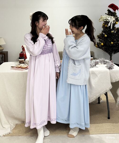Disney(ディズニー)の「Disney princess/ニットカーディガン(ルームウェア/パジャマ・レディース・ラベンダー/ライトブルー/ライトイエロー・FREE)」の19枚目の写真