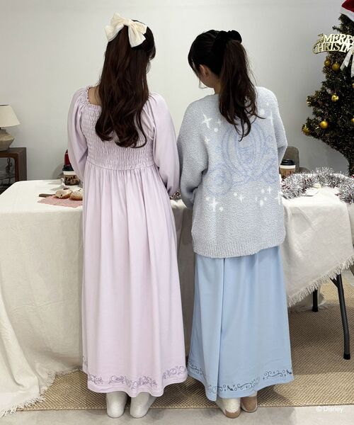 Disney(ディズニー)の「Disney princess/ニットカーディガン(ルームウェア/パジャマ・レディース・ラベンダー/ライトブルー/ライトイエロー・FREE)」の20枚目の写真