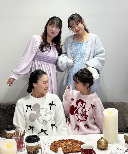 Disney(ディズニー)の「Disney princess/ニットカーディガン(ルームウェア/パジャマ・レディース・ラベンダー/ライトブルー/ライトイエロー・FREE)」の22枚目の写真