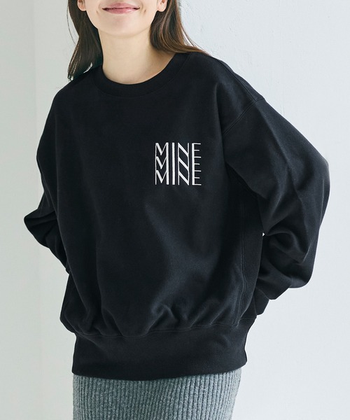 coca(coca)(コカ)の「【WEB限定セール】ヘビーウェイト裏毛ロゴスウェット(スウェット・レディース・ライトグレー/ホワイト/ブラック/アイボリー・L/M/S/XL)」の3枚目の写真