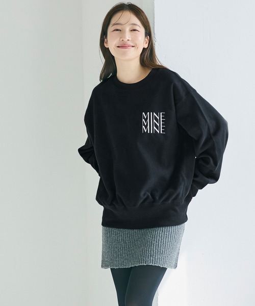 coca(coca)(コカ)の「【WEB限定セール】ヘビーウェイト裏毛ロゴスウェット(スウェット・レディース・ライトグレー/ホワイト/ブラック/アイボリー・L/M/S/XL)」の20枚目の写真