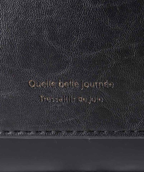 Bleu Bleuet(ブルーブルーエ)の「ベルト縦型サッチェルバッグ(バックパック/リュック・レディース・ブラウン/ワイン/ブラック・FREE)」の11枚目の写真
